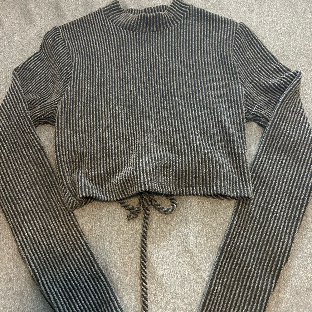 Lizard thicket crop long sleeve top!
